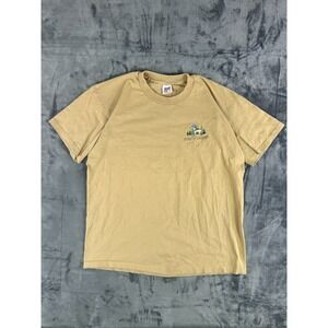 Vintage South Dakota Tee XL Anvil Wolf Moon Embroidered Graphic Single Stitch